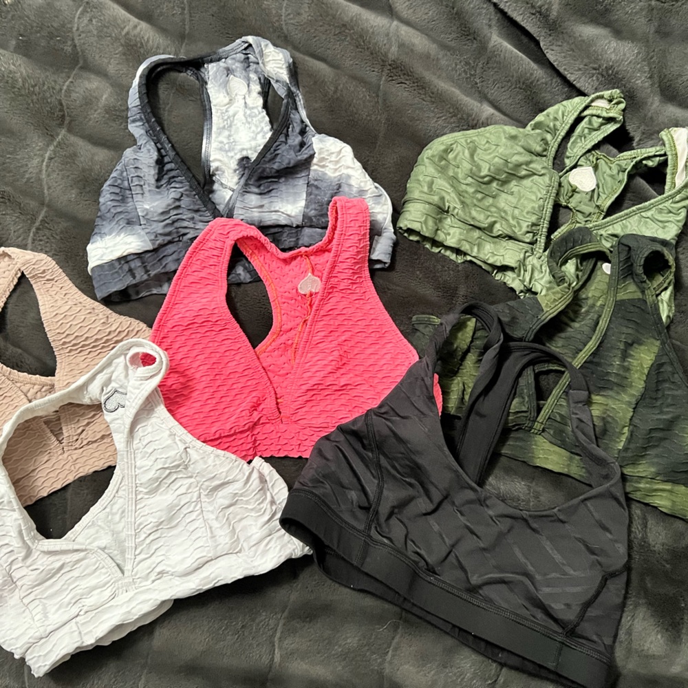 Lot of 7 Booty By Brabants and lululemon sports bras | worn once max